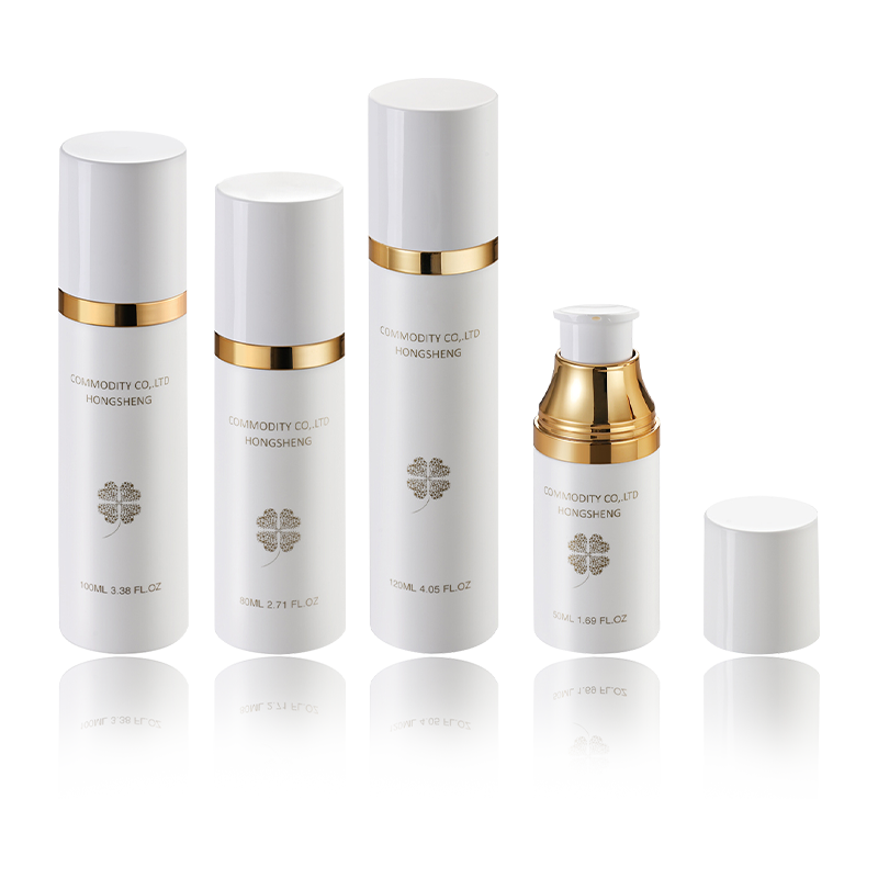 50ML-120ML luftløs flaske påfyllbar kosmetisk luftpumpe HS-017C